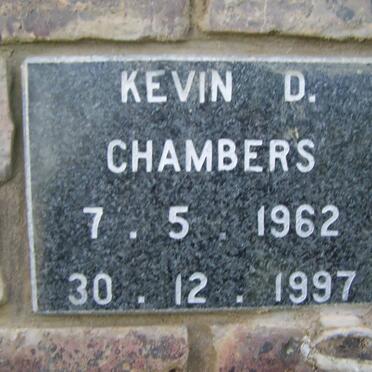 CHAMBERS Kevin D. 1962-1997