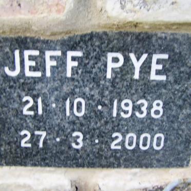 PYE Jeff 1938-2000
