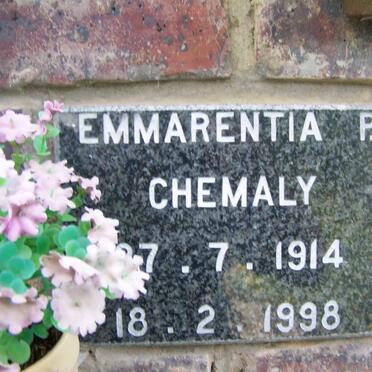 CHEMALY Emmarentia P. 1914-1998