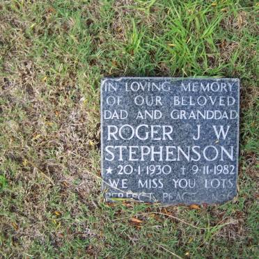 STEPHENSON Roger J.W. 1930-1982