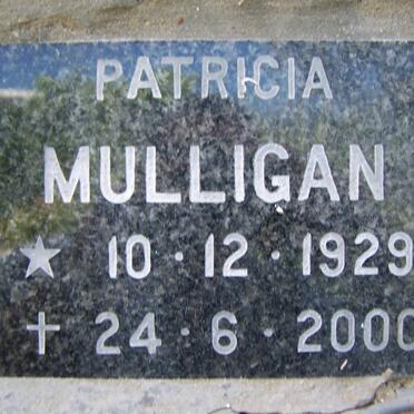 MULLIGAN Patricia 1929-2000