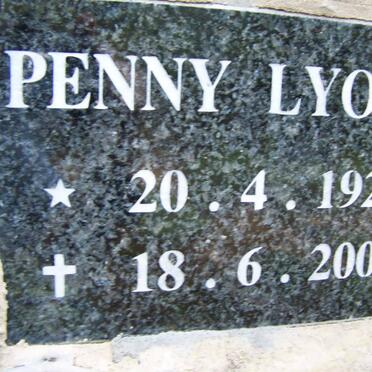 LYONS Penny 1920-2007