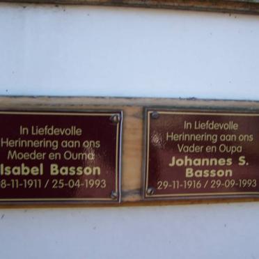BASSON Johannes S. 1916-1993 :: BASSON Isabel 1911-1993