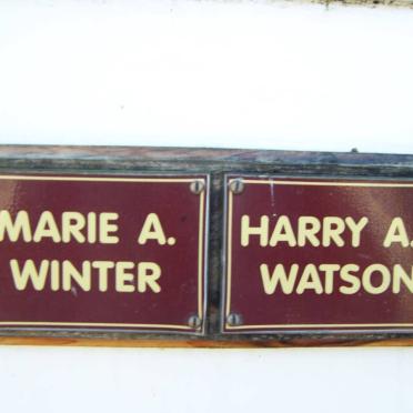 WINTER Marie A. :: WATSON Harry A.I.