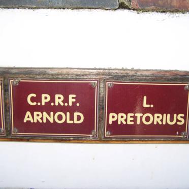 ARNOLD C.P.R.F. :: PRETORIUS L.