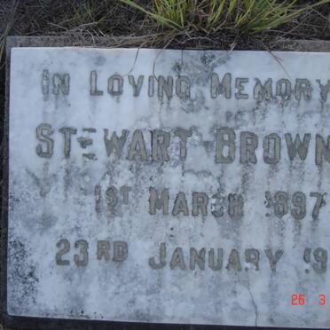 BROWNING Stewart 1897-1958