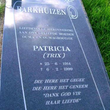 BARKHUIZEN Patricia 1914-1999