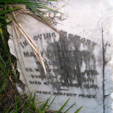 CUTHBERT Mary 1864-1929