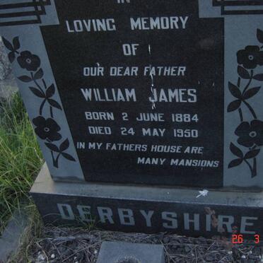 DERBYSHIRE William James 1884-1950