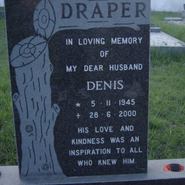 DRAPER Denis 1945-2000