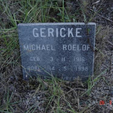 GERICKE Michael Roelof 1885-1973 &amp; Sarah Johanna LEWIS 1888-1972