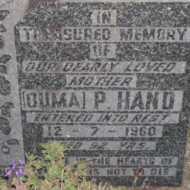 HAND P. -1960
