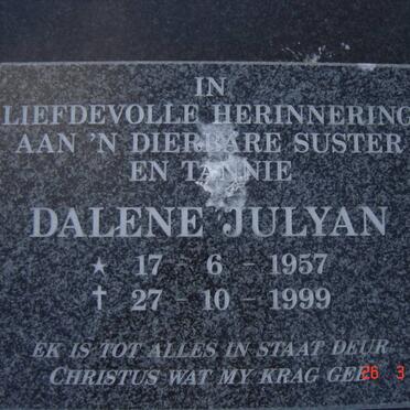 JULYAN Dalene 1957-1999