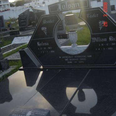 JULYAN William Richard 1919-1993 &amp; Helena 1923-1994 :: JULYAN Dalene 1957-1999