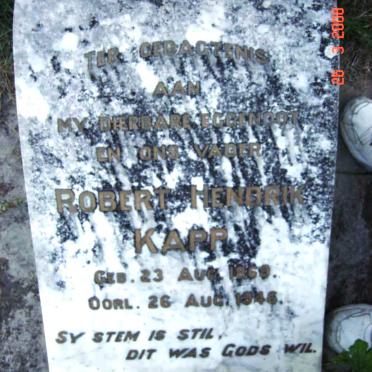 KAPP Robert Hendrik 1869-1946