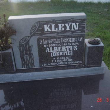 KLEYN Albertus 1927-2006