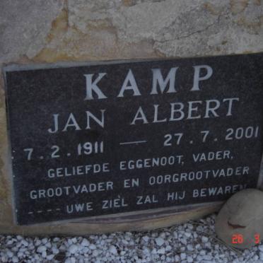 KAMP JAn Albert 1911-2001