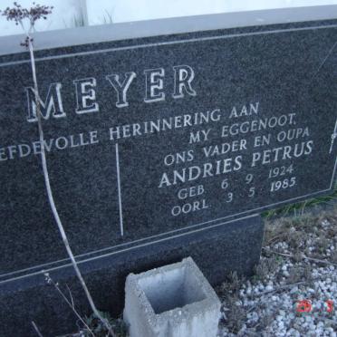 MEYER Andries Petrus 1924-1985