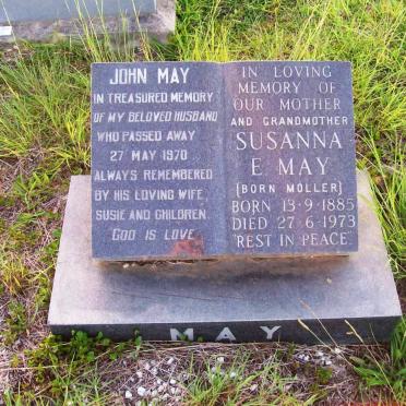 MAY John -1970 &amp; Susanna E. nee MOLLER 1885-1973