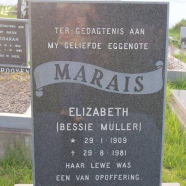 MARAIS Elizabeth nee MÜLLER 1909-1981