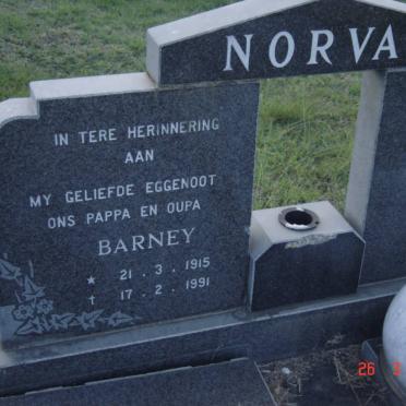 NORVAL Barney 1915-1991