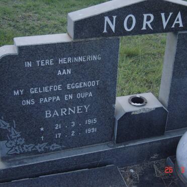 NORVAL Barney 1915-1991