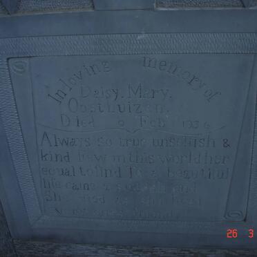 OOSTHUIZEN Daisy Mary -1936