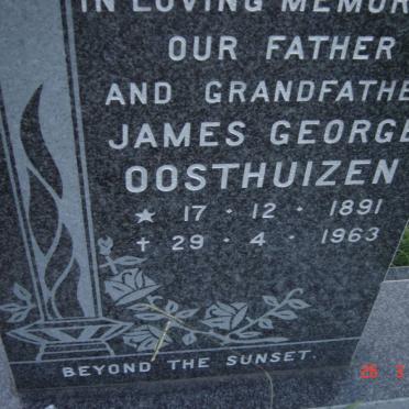 OOSTHUIZEN James George 1891-1963