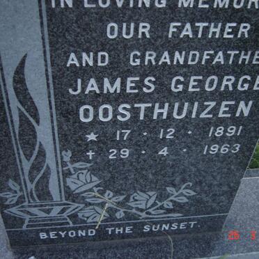 OOSTHUIZEN James George 1891-1963