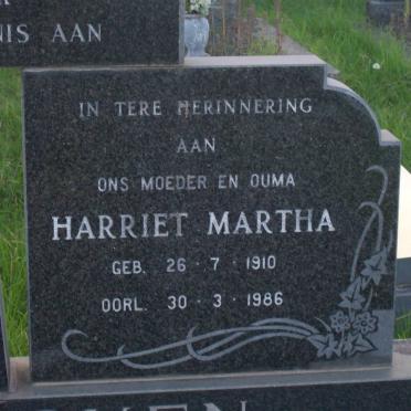 ROOYEN Harriet Martha,van 1910-1986