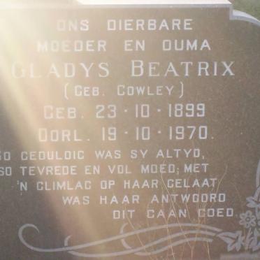 ROOYEN  Gladys Beatrix, van  nee COWLEY 1899-1970
