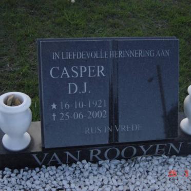 ROOYEN  Casper D.J., van 1921-2002