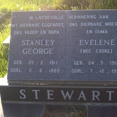 STEWART Stanley George 1911-1989 &amp; Eveline  COOKE 1912-1995
