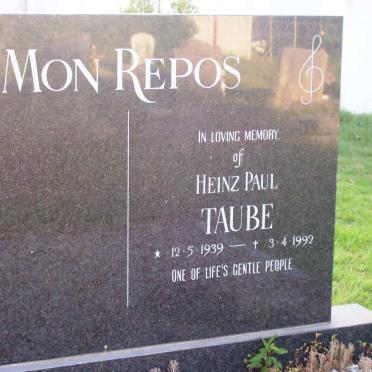 TAUBE Heinz Paul 1939-1992