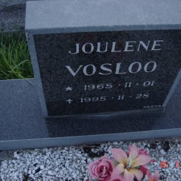 VOSLOO Joulene 1901-1928