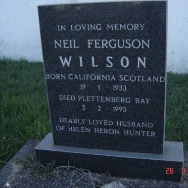 WILSON Neil Ferguson 1933-1993