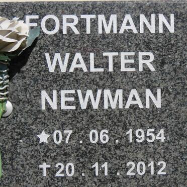 FORTMANN Walter Newman 1954-2012