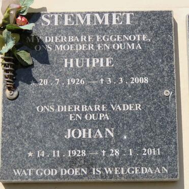 STEMMET Johan 1928-2011 &amp; Huipie 1926-2008