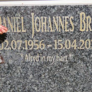 BRITS Daniël Johannes 1956-2019