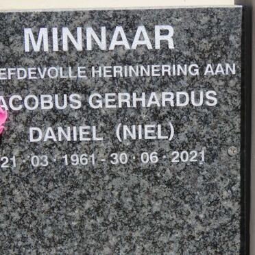 MINNAAR Jacobus Gerhardus Daniel 1961-2021