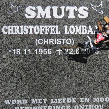 SMUTS Christoffel Lombaard 1956-2013