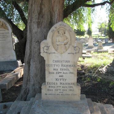 HAMMAN Christina nee EEDES -1911 :: HAMMAN Kitty Eedes 1911-1912