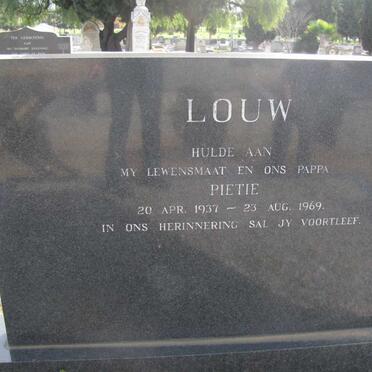 LOUW Pietie 1937-1969