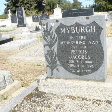 MYBURGH Petrus Jacobus 1888-1972