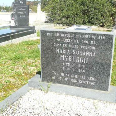 MYBURGH Maria Susanna 1936-1994