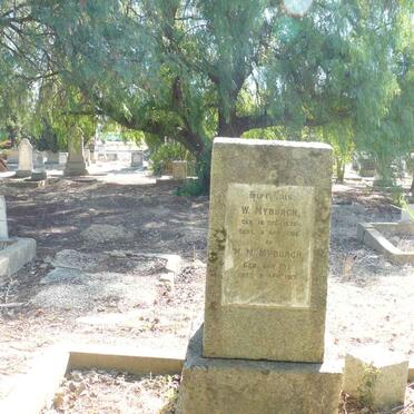 MYBURGH W. 1835-1900 &amp; M.M. VAN ZYL -1917