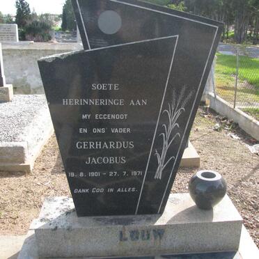 LOUW Gerhardus Jacobus 1901-1971