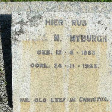 MYBURGH Martha M. 1883-1955