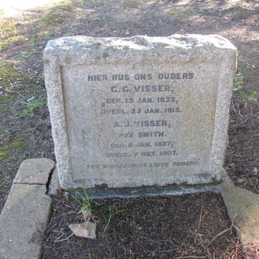VISSER G.G. 1833-1915 &amp; A.J. SMITH 1837-1907