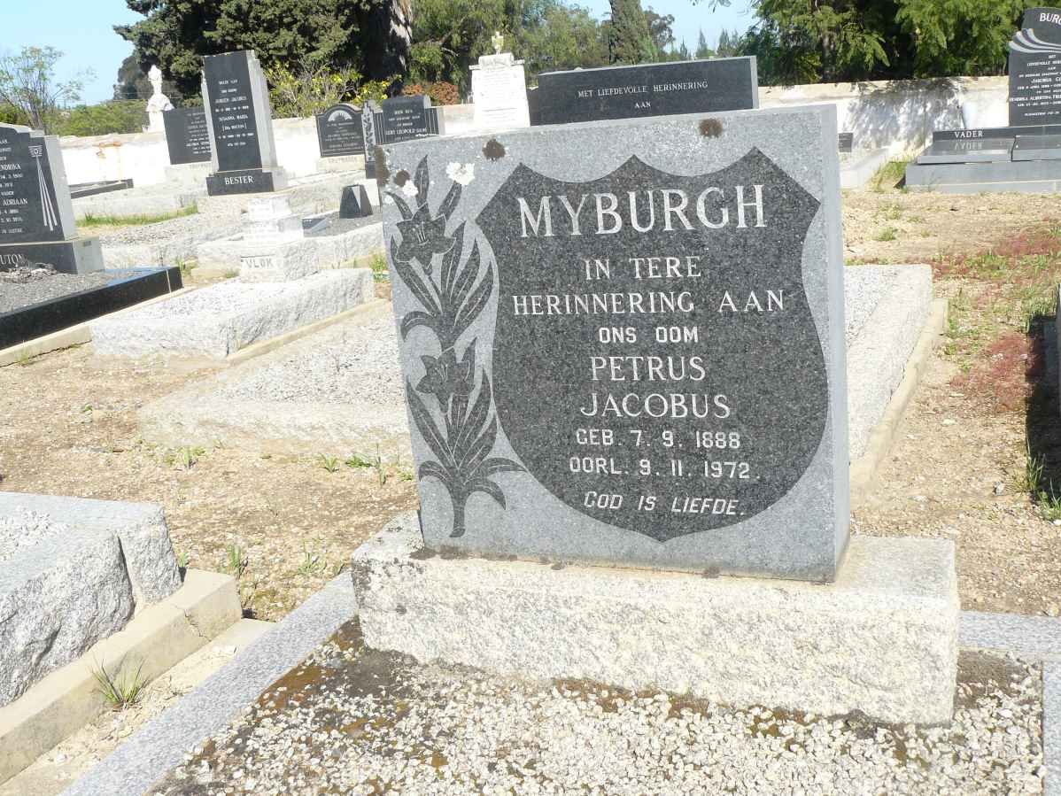 MYBURGH Petrus Jacobus 1888-1972